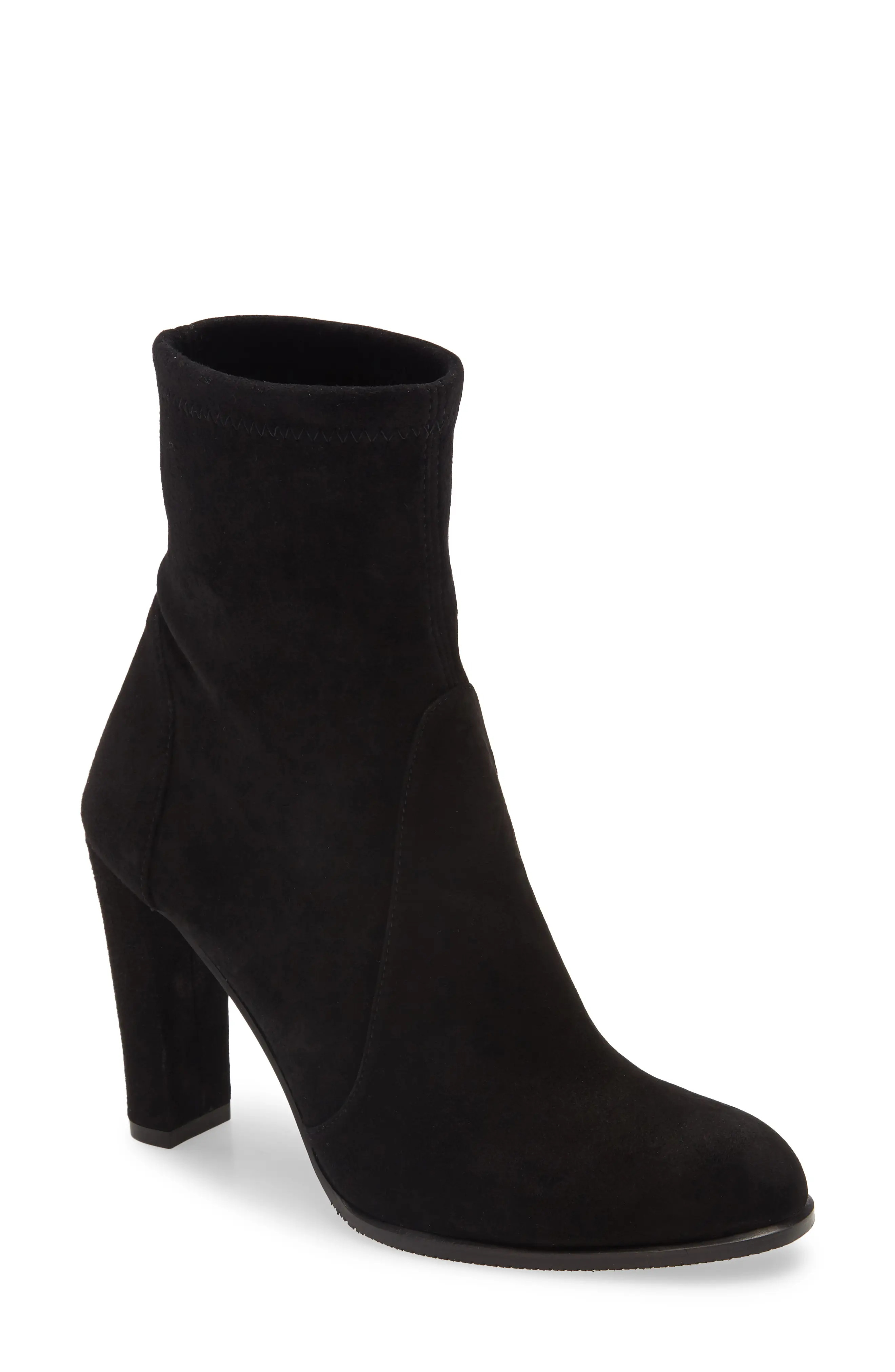 Women's Stuart Weitzman Highland Bootie, Size 9 M - Black | Nordstrom