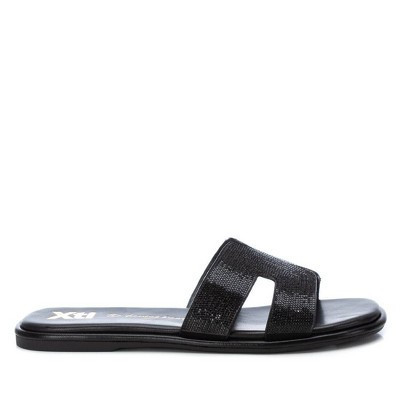 XTI Women's Flat Sandals 142811-Black,9.5 | Target