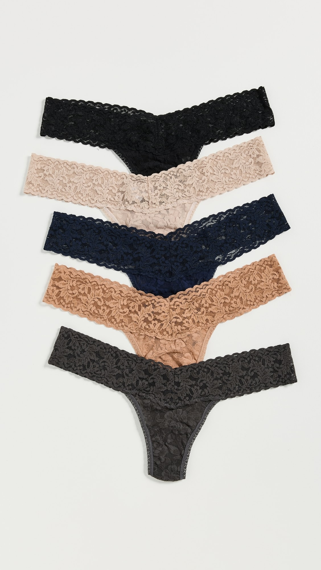 Signature Lace Low Rise 5 Pack | Shopbop