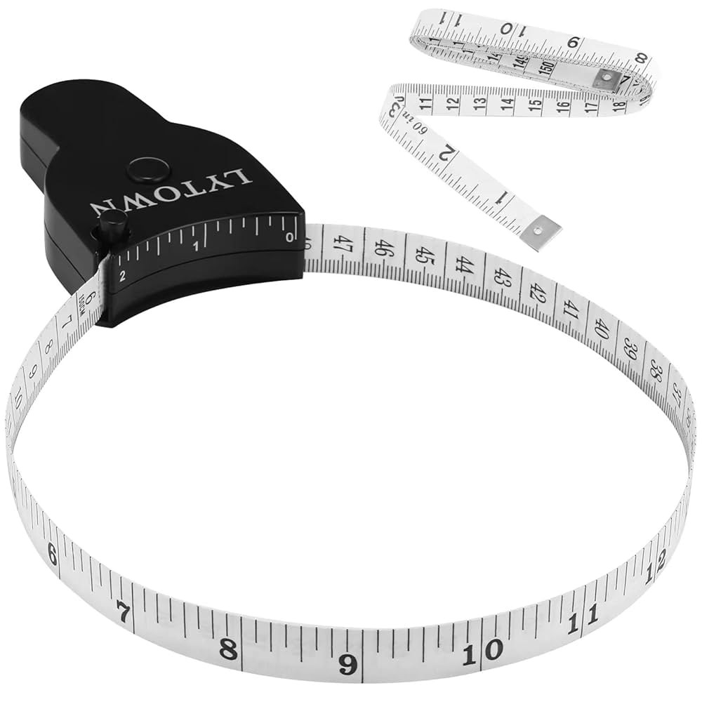 2PCS Tape Measure Body Measuring Tape 60inch (150cm), Retractable Measuring Tape for Body Measure... | Amazon (US)