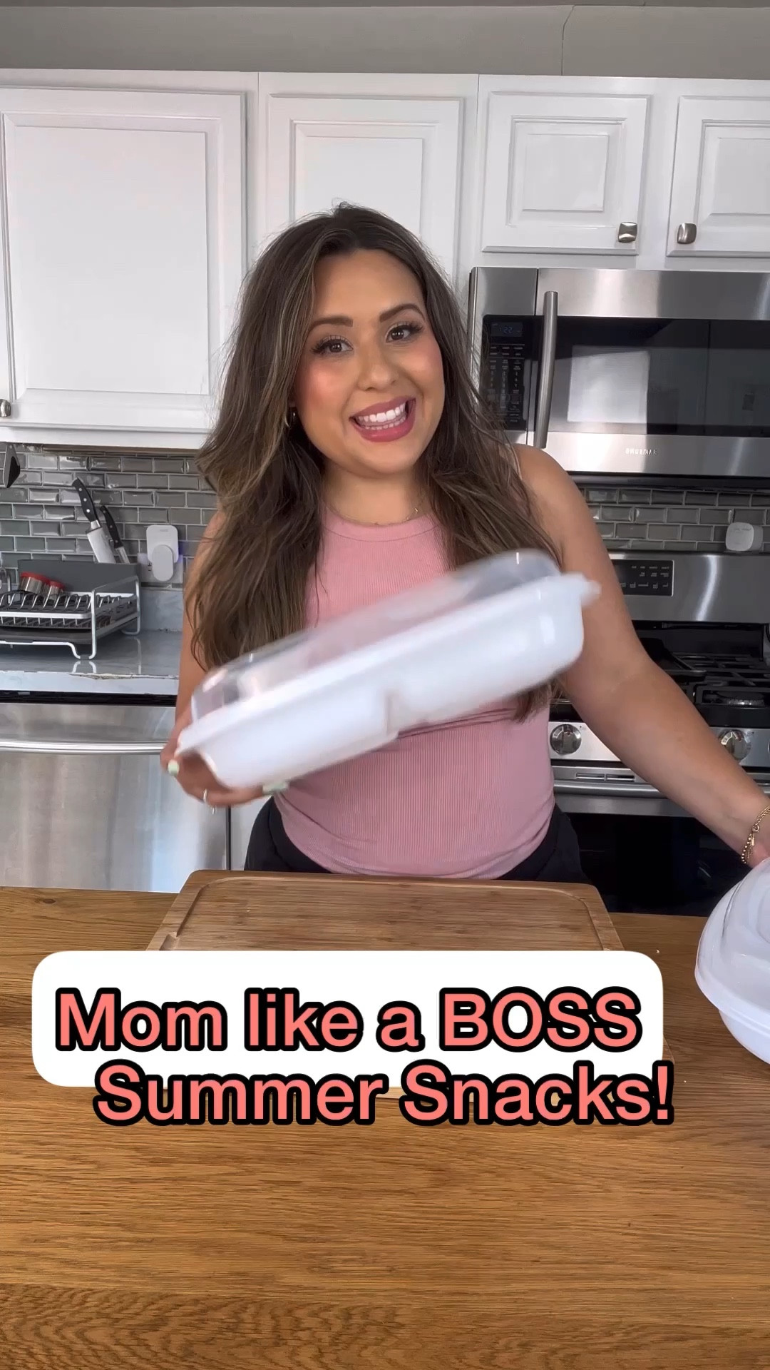 To my surprise, the veggie one keeps finishing up faster! I take these out at meal times, when the kids want a snack and it makes it so easy to quickly fill snack tray on our way out the door 😊 Follow along for all of the summertime mommy inspo! #momhacks #veggiehacks #fruithacks #veggietray #freshfruithacks #summerhacks #pickyeaterhacks 