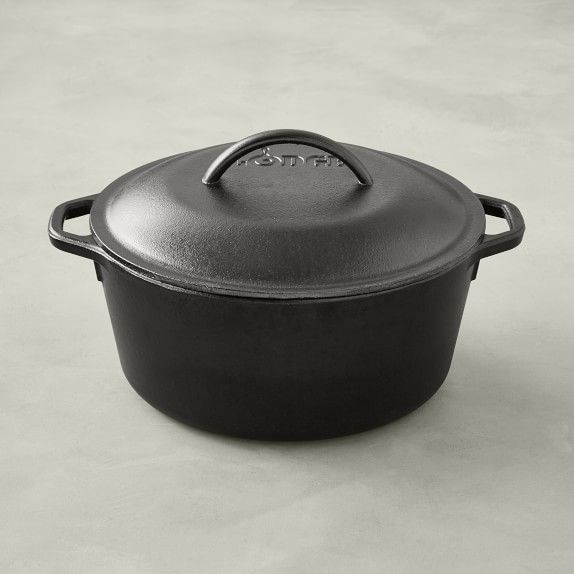 Lodge Seasoned Cast Iron Dutch Oven | Williams-Sonoma