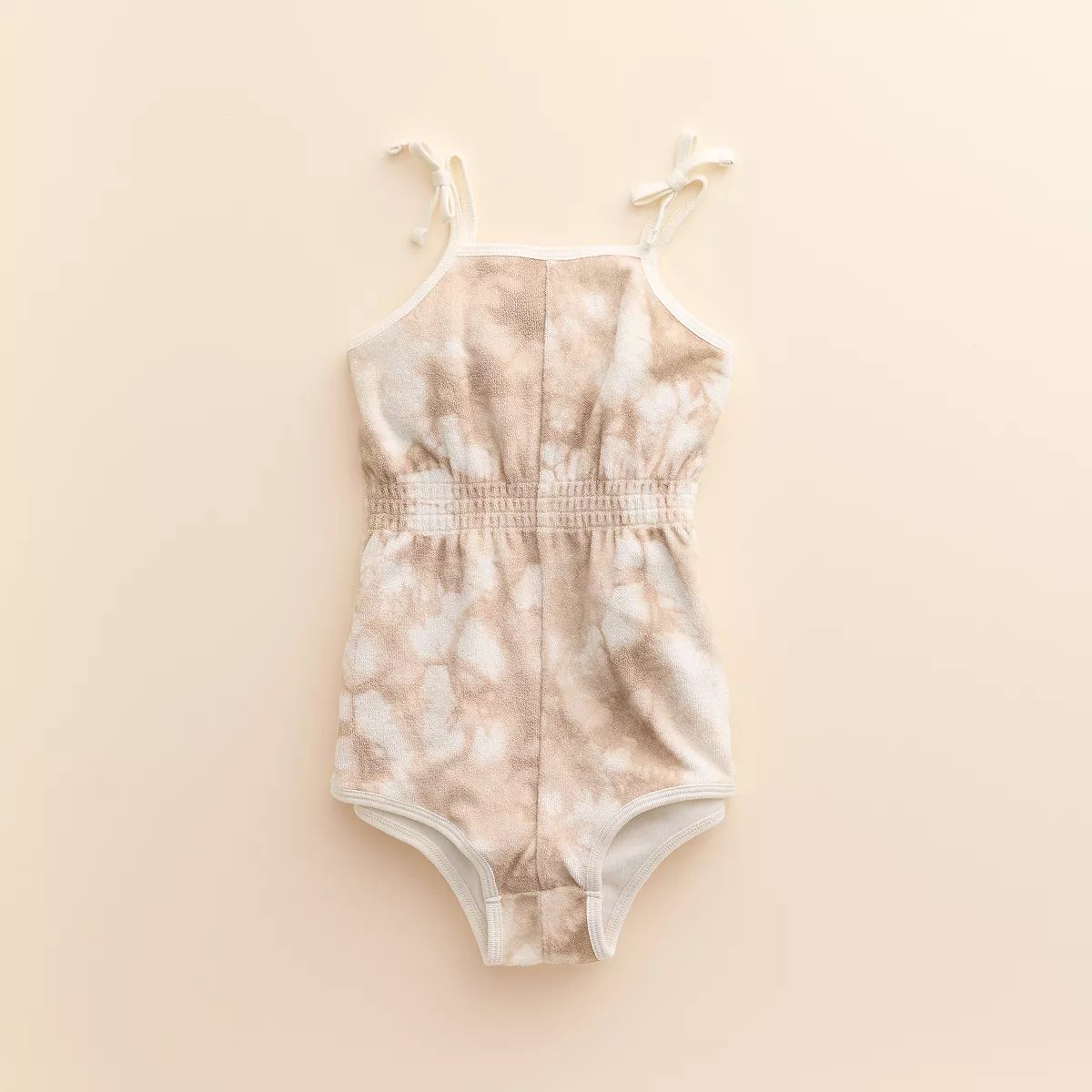 Baby & Toddler Girl Little Co. by Lauren Conrad Smocked-Waist Terry Cloth Romper | Kohl's