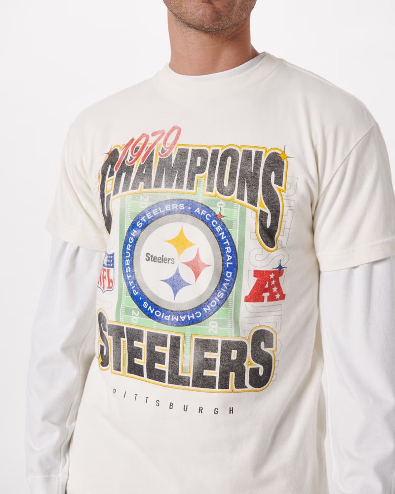 Vintage Pittsburgh Steelers Graphic Tee | Abercrombie & Fitch (US)