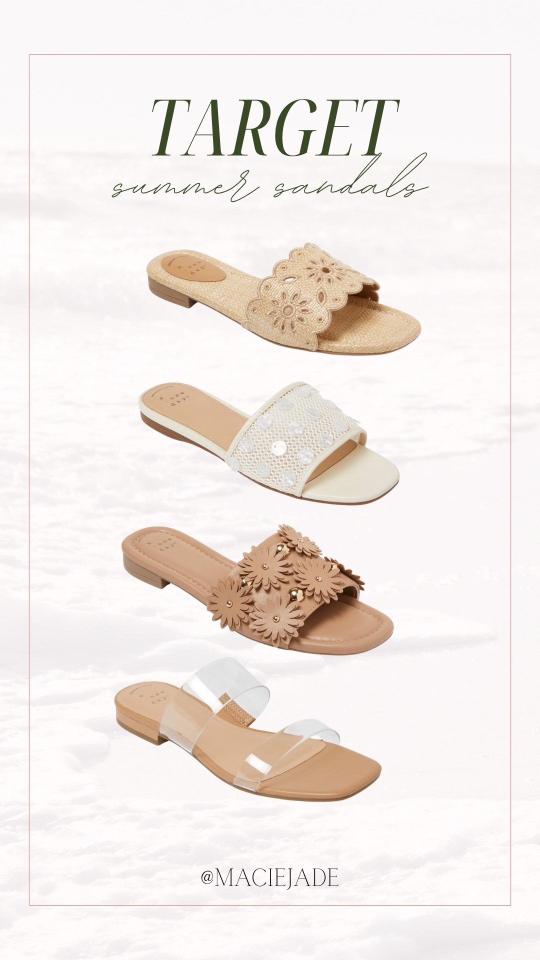 Super cute and affordable Target sandals for the summer 🌸 Target finds, target find, target fashion, summer sandals, affordable sandals

#LTKSeasonal