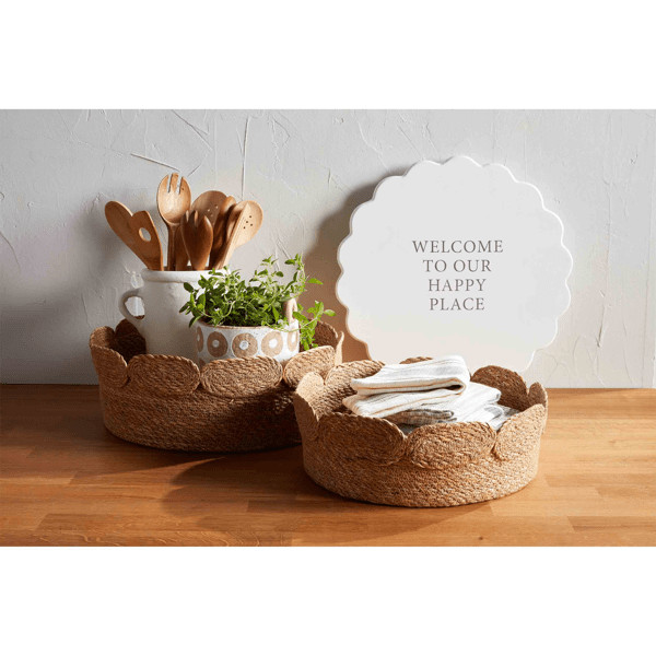Scalloped Basket Set | Mud Pie