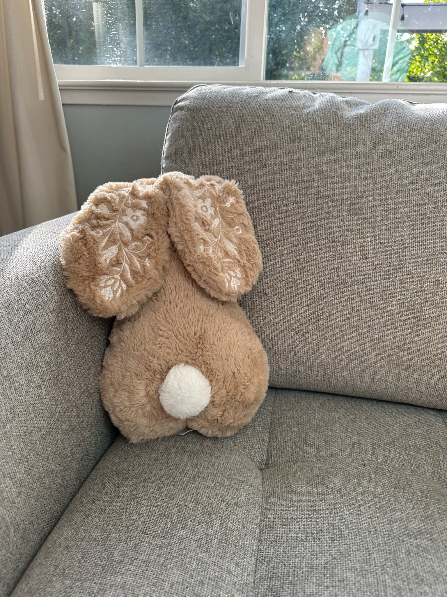 The @Target Dollar section strikes again. I’m a sucker for their seasonal pillows.  Couldn’t resist this little bunny pillow. I got a pair, one for each side of the sofa￼.

#LTKHome #LTKSeasonal