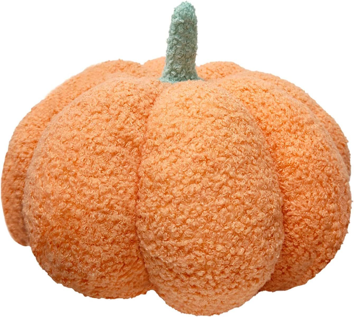 Pumpkin Pillow Plush, Plush Stuffed Pumpkin Plush Toy, Soft Decorative Throw Pillow Thanksgiving ... | Amazon (US)