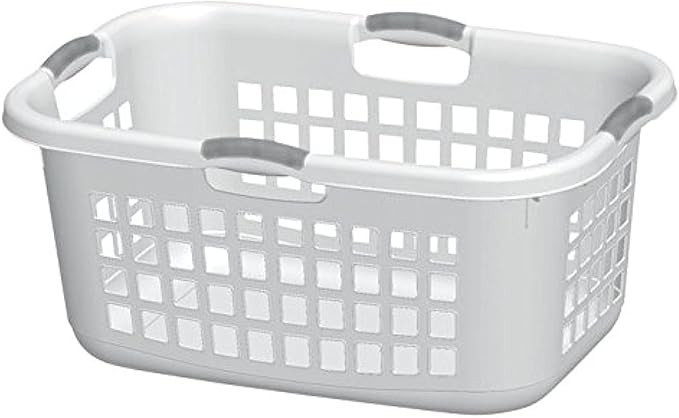 STERILITE CORP 12168006 Laundry Basket White 2Bshl | Amazon (US)