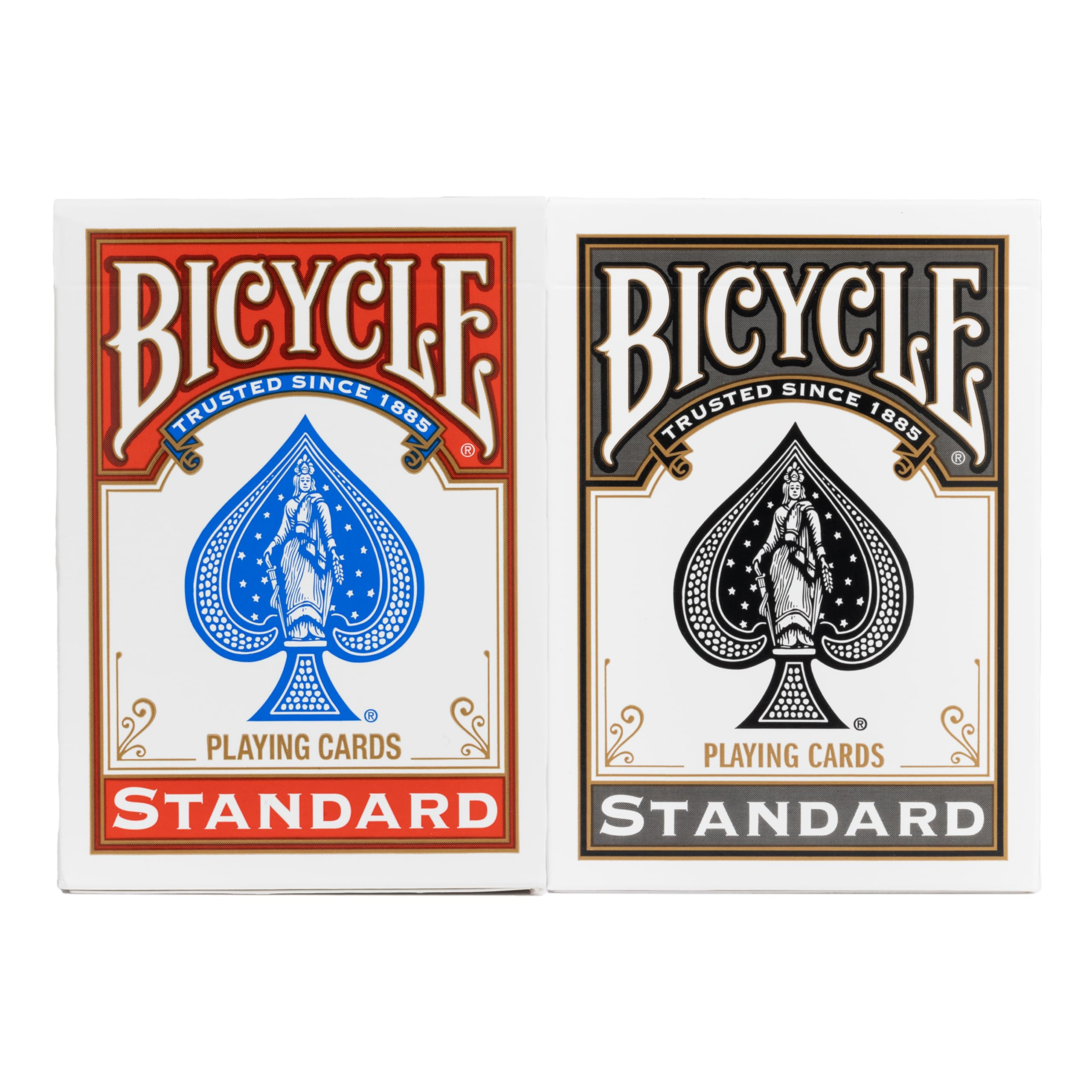 Bicycle Rider Back Playing Cards, Standard Index, Red & Black Decks of Cards, Premium Poker Cards for Blackjack, Casino Games & Family Game Night, 2 Count (Pack of 1) | Amazon (US)