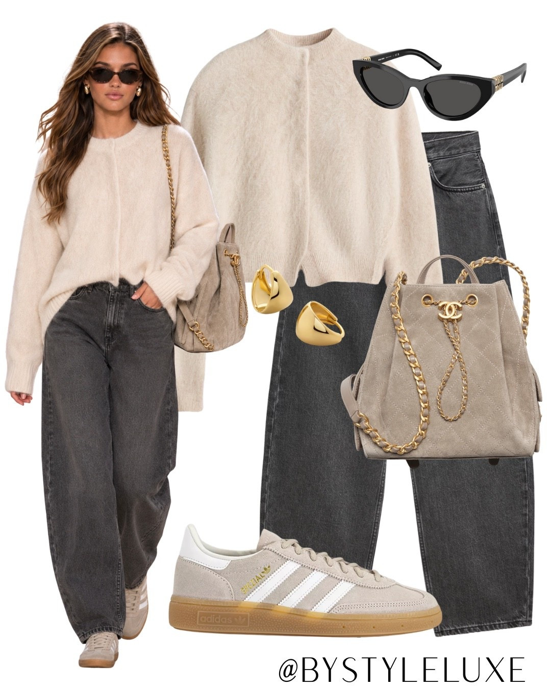 H&M KNITWEAR - This cosy premium cardigan is the perfect everyday workhorse, styled here with the £26 barrel leg jeans I can’t get enough of 

#trainers #jeans #autumnoutfit

#LTKautumn #LTKjeans