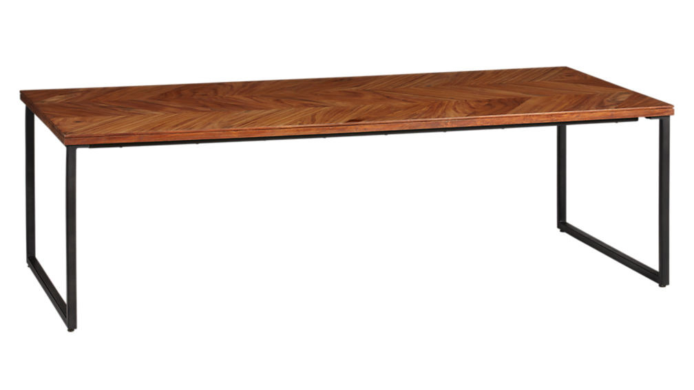 chevron 56" coffee table | CB2