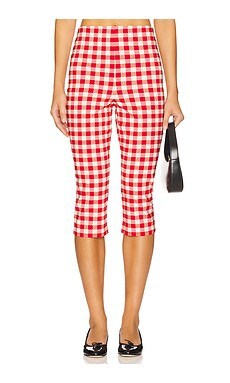 LPA Lizzie Capri in Red Gingham Print from Revolve.com | Revolve Clothing (Global)