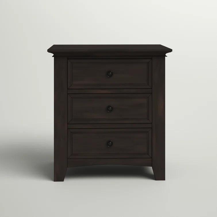 Kingery 3 - Drawer Nightstand | Wayfair North America