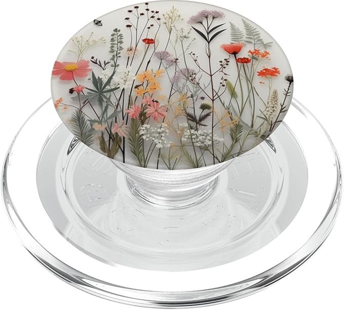 Mixed Flower Bouquet Floral Pattern PopSockets MagSafe PopGrip for iPhone | Amazon (US)