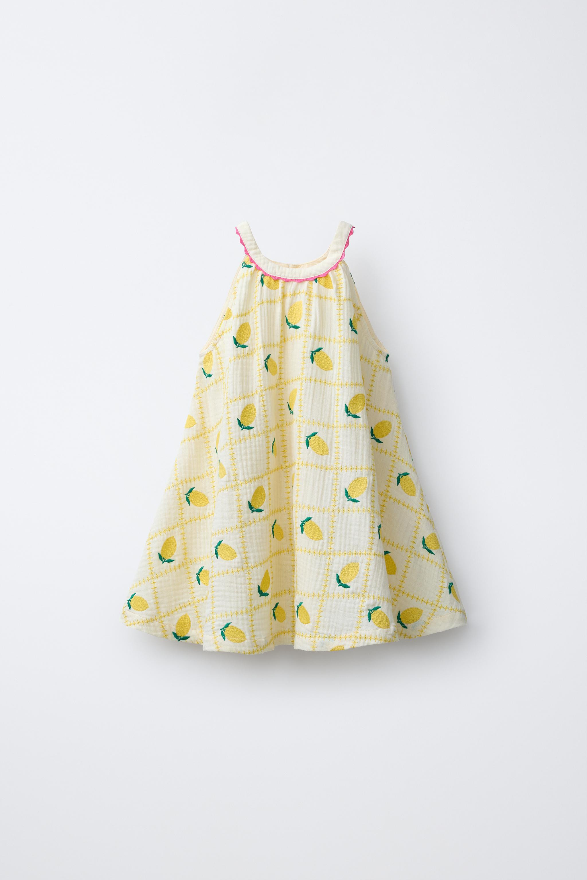 EMBROIDERED LEMON DRESS CASA LAWA X ZARA KIDS | Zara US