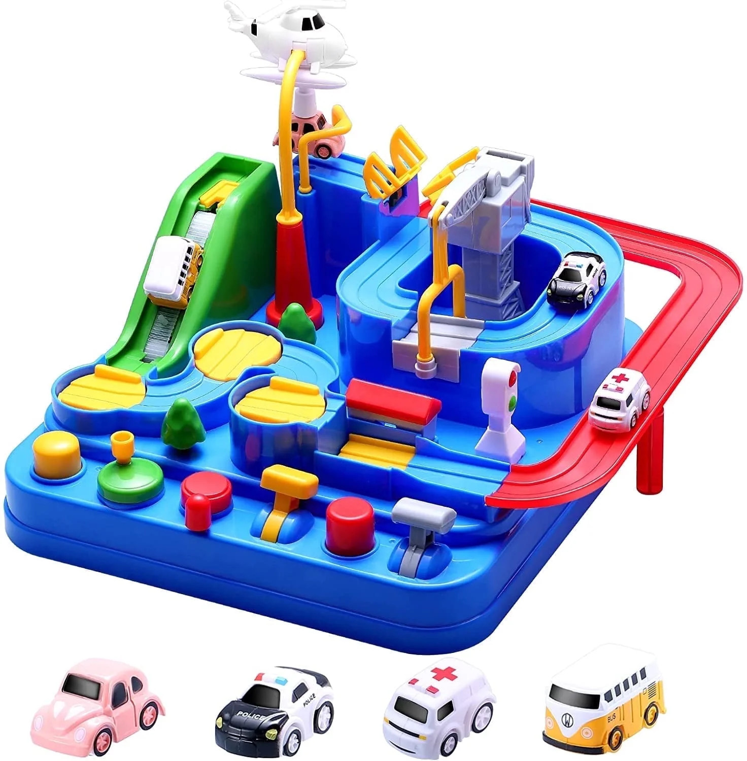 Kids Race Tracks for Boys Car Adventure Toys Gifts for Age 2 3 4 5 6 Year Old Boys Girls, Puzzle ... | Walmart (US)