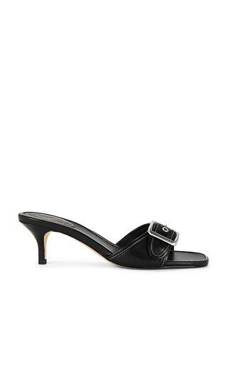 Coach Margot Leather Sandal in Black. - size 8.5 | Revolve Clothing (Global)