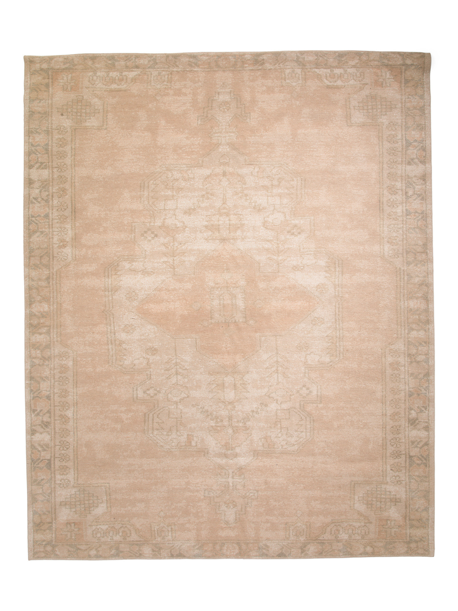 Made In Turkey 8x10 Jute Blend Edage Vintage Look Area Rug | TJ Maxx