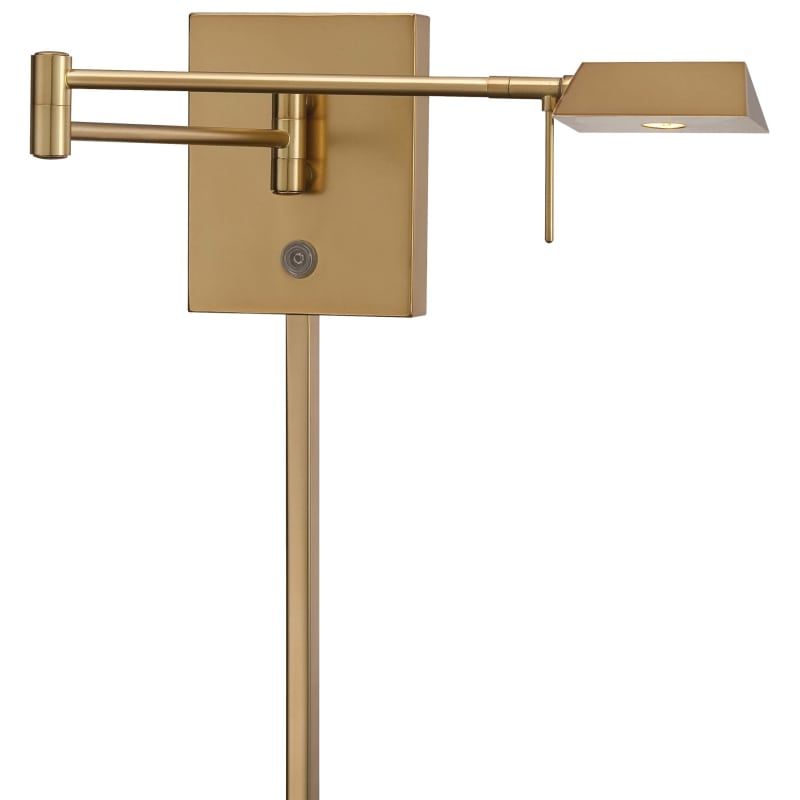 Kovacs P4318-248 1 Light 6.25" Height LED Plug In Wall Sconce in Honey Gold with Pyramid Shade from  | Build.com, Inc.