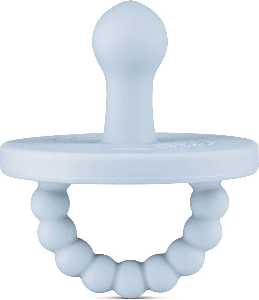Ryan & Rose Cutie PAT Pacifier Teether (Bulb, Blue) | Amazon (US)