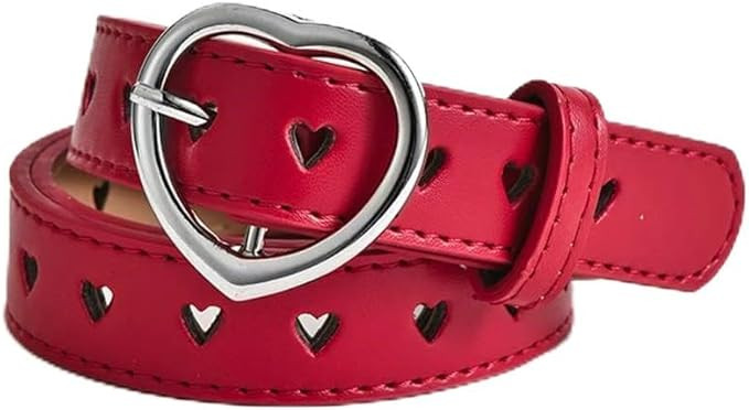 YALLNASL Retro Y2k Star Waist Belt for Girls Goth Punk Rock Belt for Jeans Dress Adjustable Faux ... | Amazon (US)