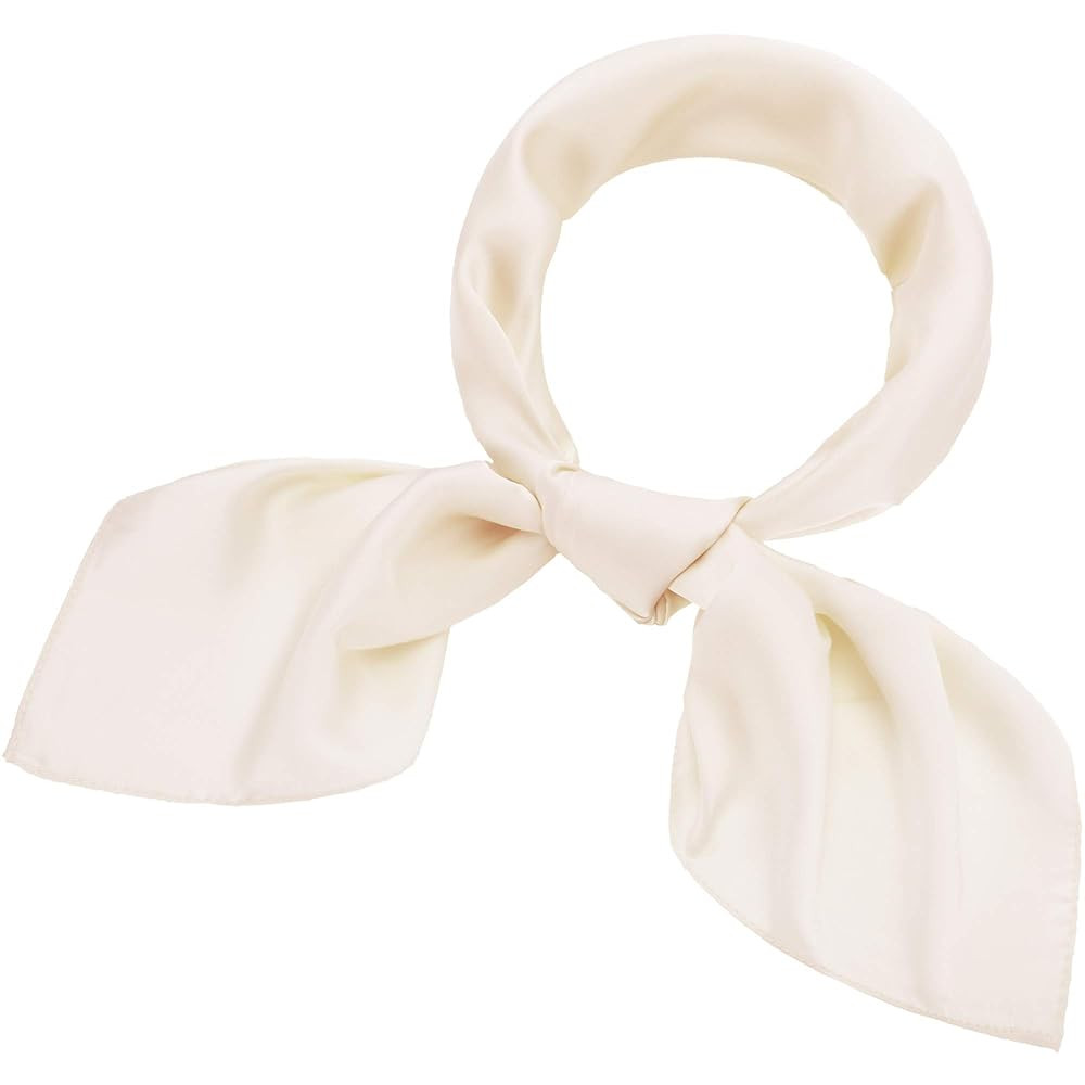 SATINIOR Chiffon Scarf Square Neck Scarf Handkerchief Retro Satin Ribbon Neckerchief for Women | Amazon (US)
