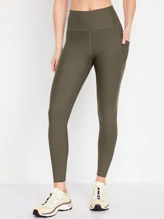 High-Waisted PowerSoft 7/8 Leggings | Old Navy (US)