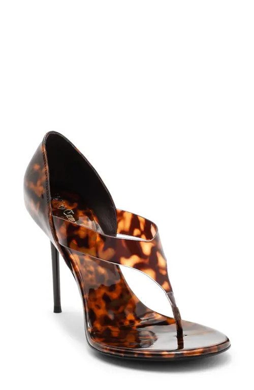 Jeffrey Campbell Rhian Stiletto Sandal in Tortoise at Nordstrom, Size 7 | Nordstrom
