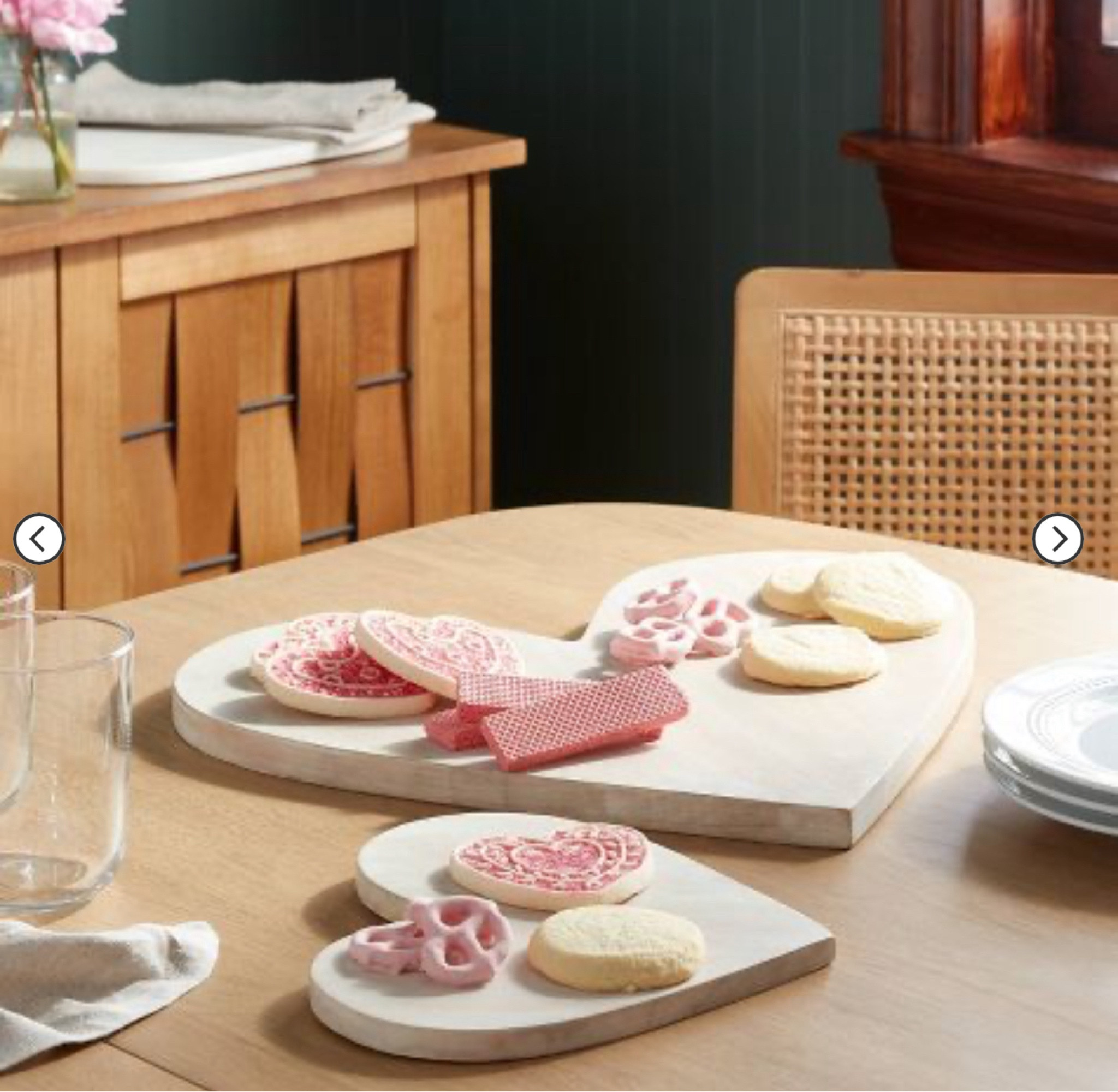 These wood heart trivets are too cute

Target | threshold | Valentine’s decor

#LTKparties #LTKhome #LTKfindsunder50