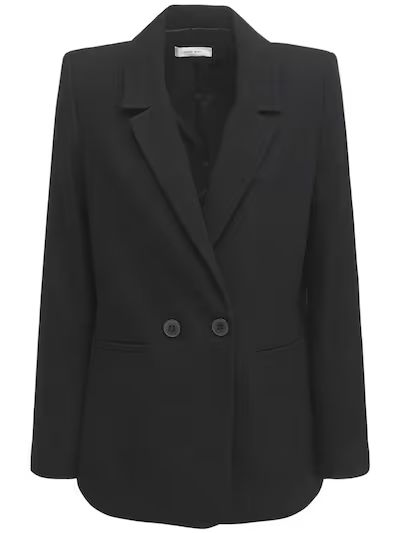 Madeleine wool blend blazer - ANINE BING - Women | Luisaviaroma | Luisaviaroma