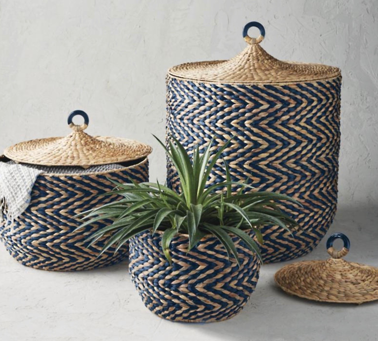 Storage Baskets | Zela Lidded Baskets | Frontgate

#LTKHome