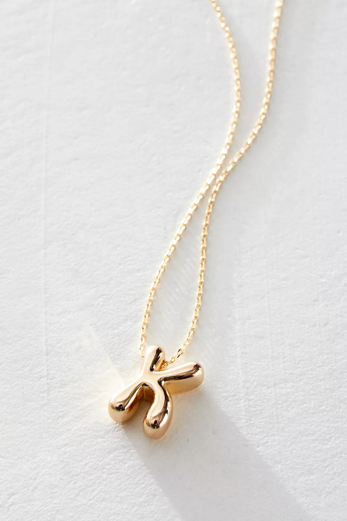Bubble Monogram Necklace | Free People (Global - UK&FR Excluded)