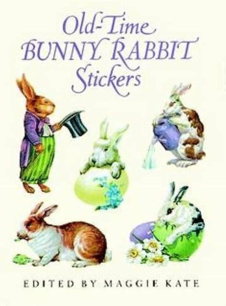 Old-Time Bunny Rabbit Stickers: 23 Full-Color Pressure-Sensitive Designs (Dover Stickers) | Amazon (US)