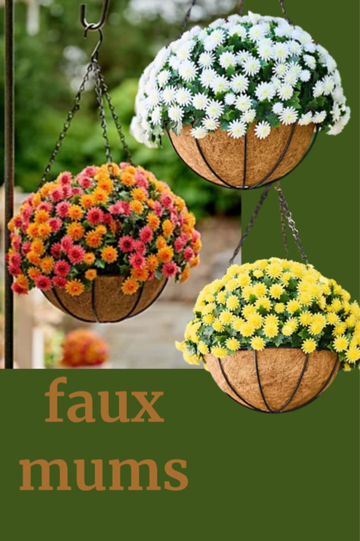 Upgrade your fall decor with these faux outdoor mums - lifelike, weather-resistant, and on sale now!! #FallDecor #FauxMums #OutdoorDecor

#LTKHoliday #LTKHalloween #LTKSeasonal