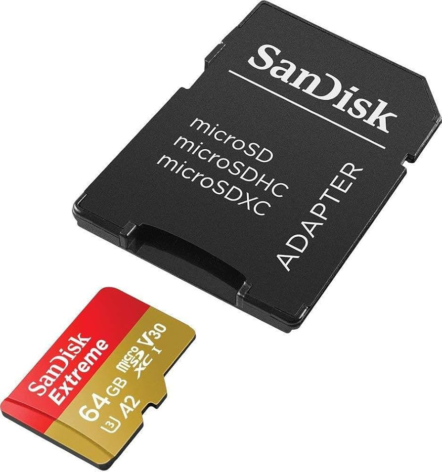 SANDISK 64GB Extreme microSDXC UHS-I Memory Card with Adapter - Up to 160MB/s, C10, U3, V30, 4K, ... | Amazon (US)