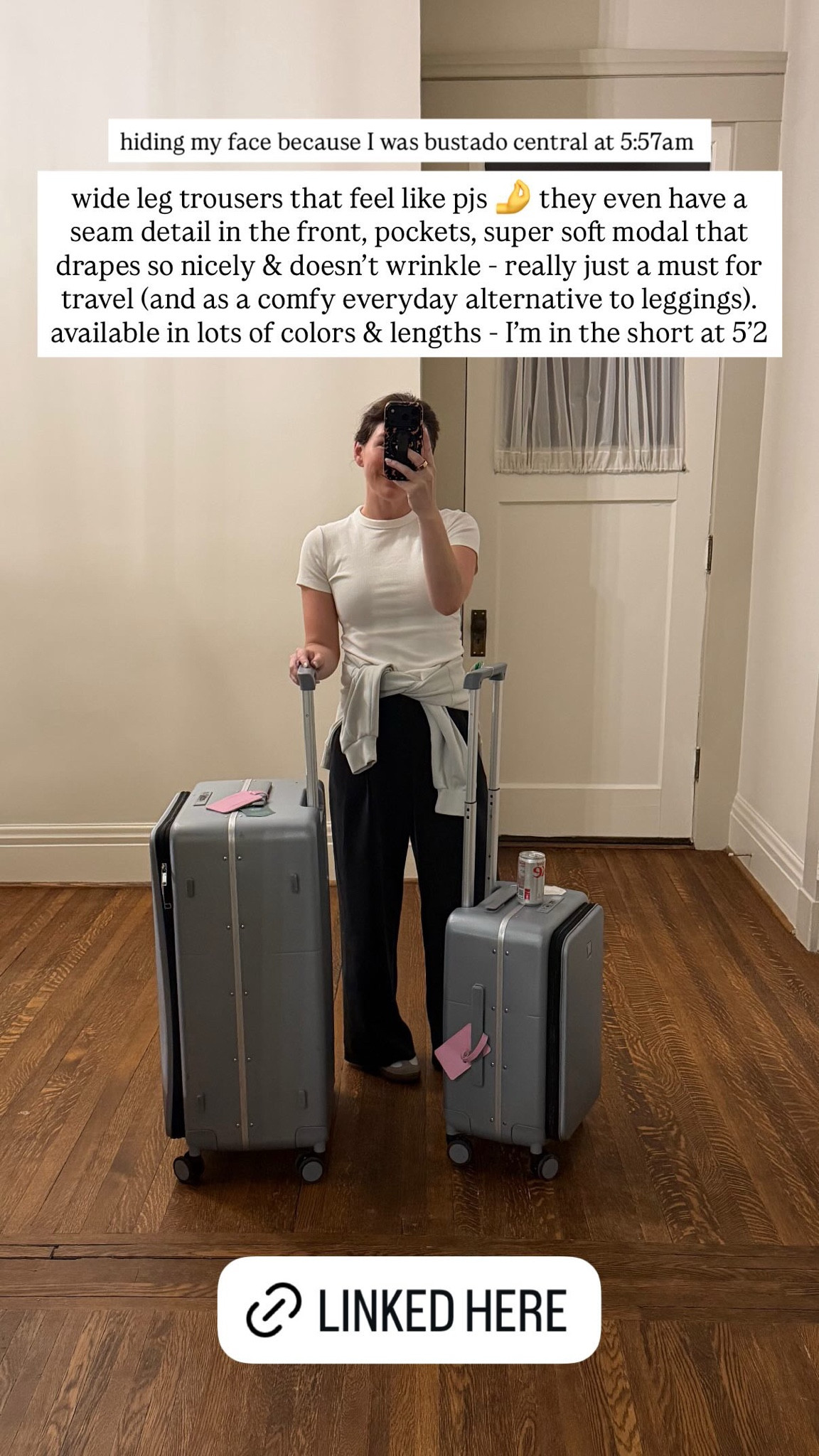 wide leg trousers that feel like pjs - they even have a seam detail in the front, pockets, super soft modal that drapes so nicely & doesn't wrinkle - really just a must for travel (and as a comfy everyday alternative to leggings). available in lots of colors & lengths - I'm in the short at 5'2

#LTKootd #LTKdayinmylife #LTKTravel