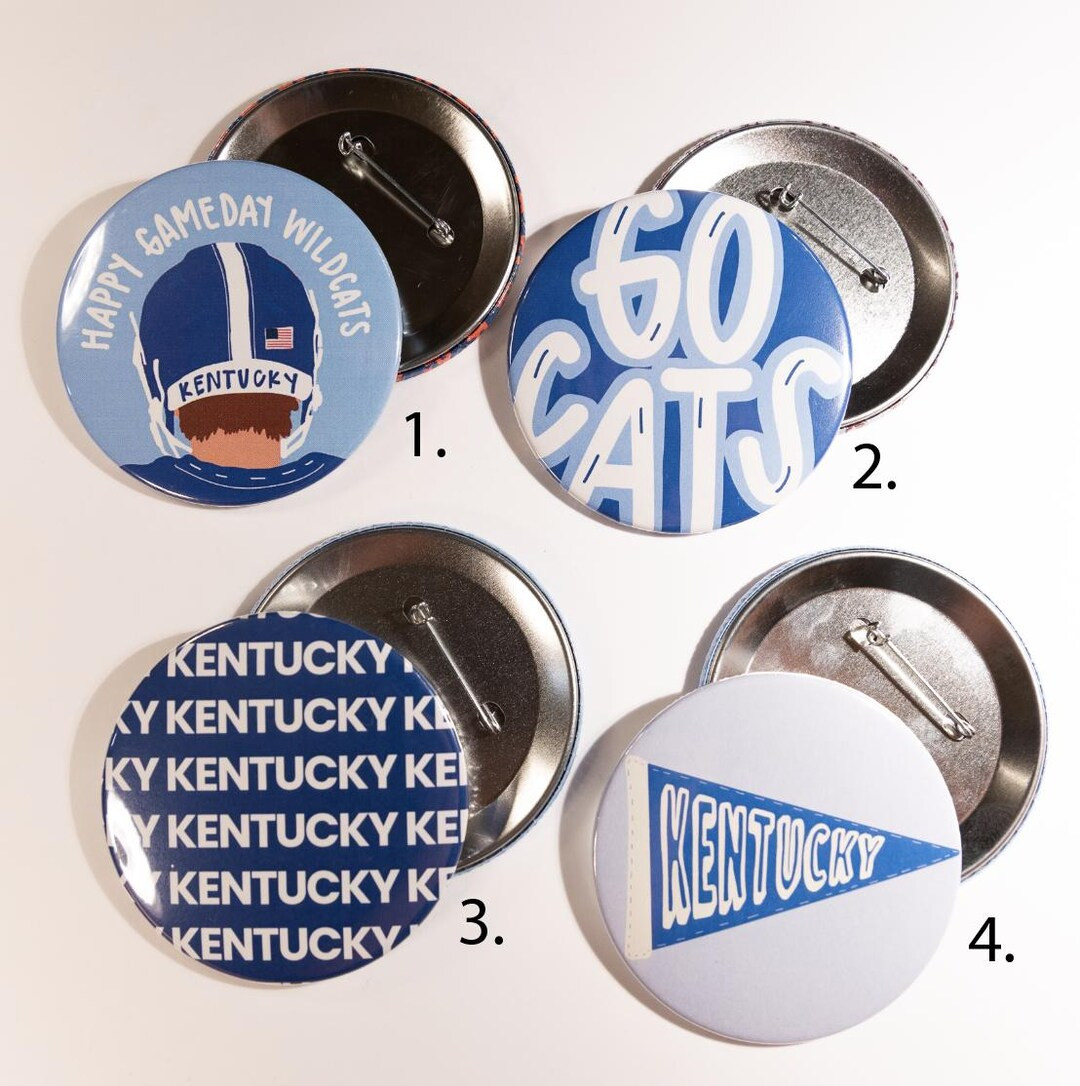 KENTUCKY Game Day Buttons 3" - Etsy | Etsy (US)