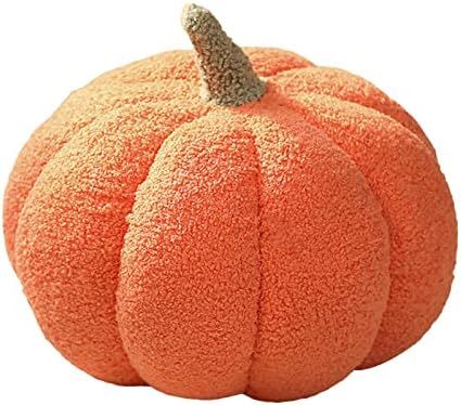 Halloween Pumpkin Decor Stuffed Plush Decor, Fluffy Halloween Pumpkins Decorative Couch Throw Pil... | Amazon (US)
