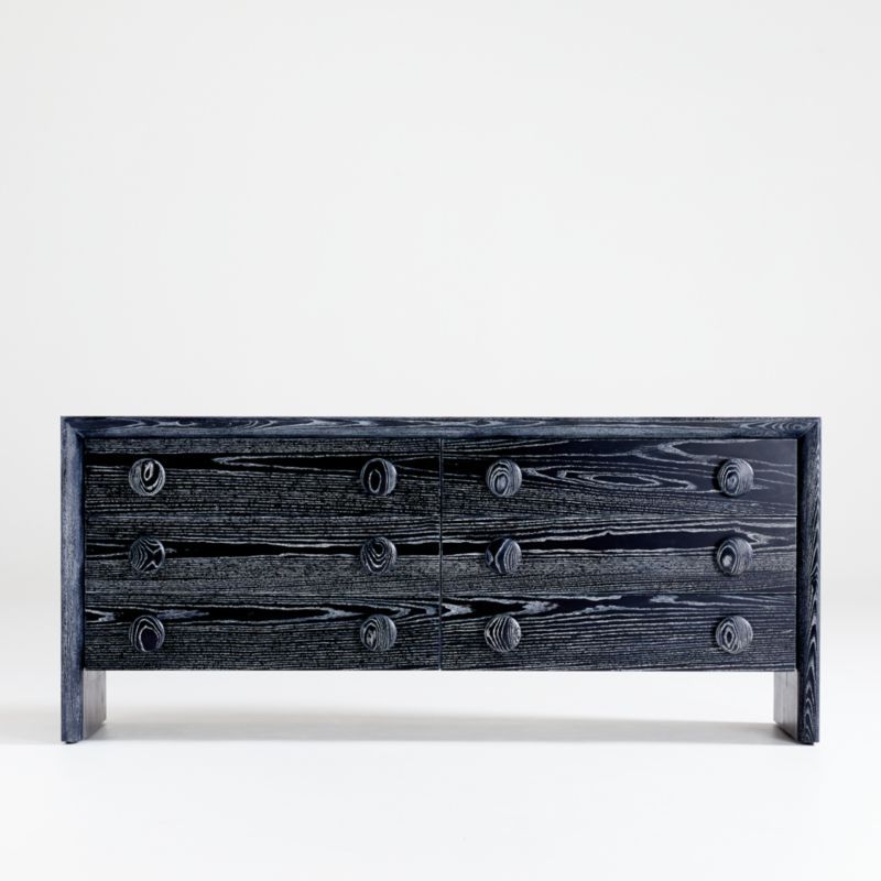 Altamont Black 6-Drawer Dresser + Reviews | Crate & Barrel | Crate & Barrel