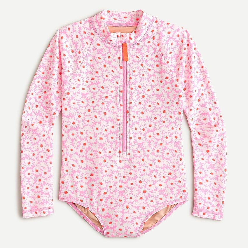 Girls' long-sleeve swimsuit | J.Crew US