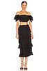YAURA Okiki Skirt in Black from Revolve.com | Revolve Clothing (Global)