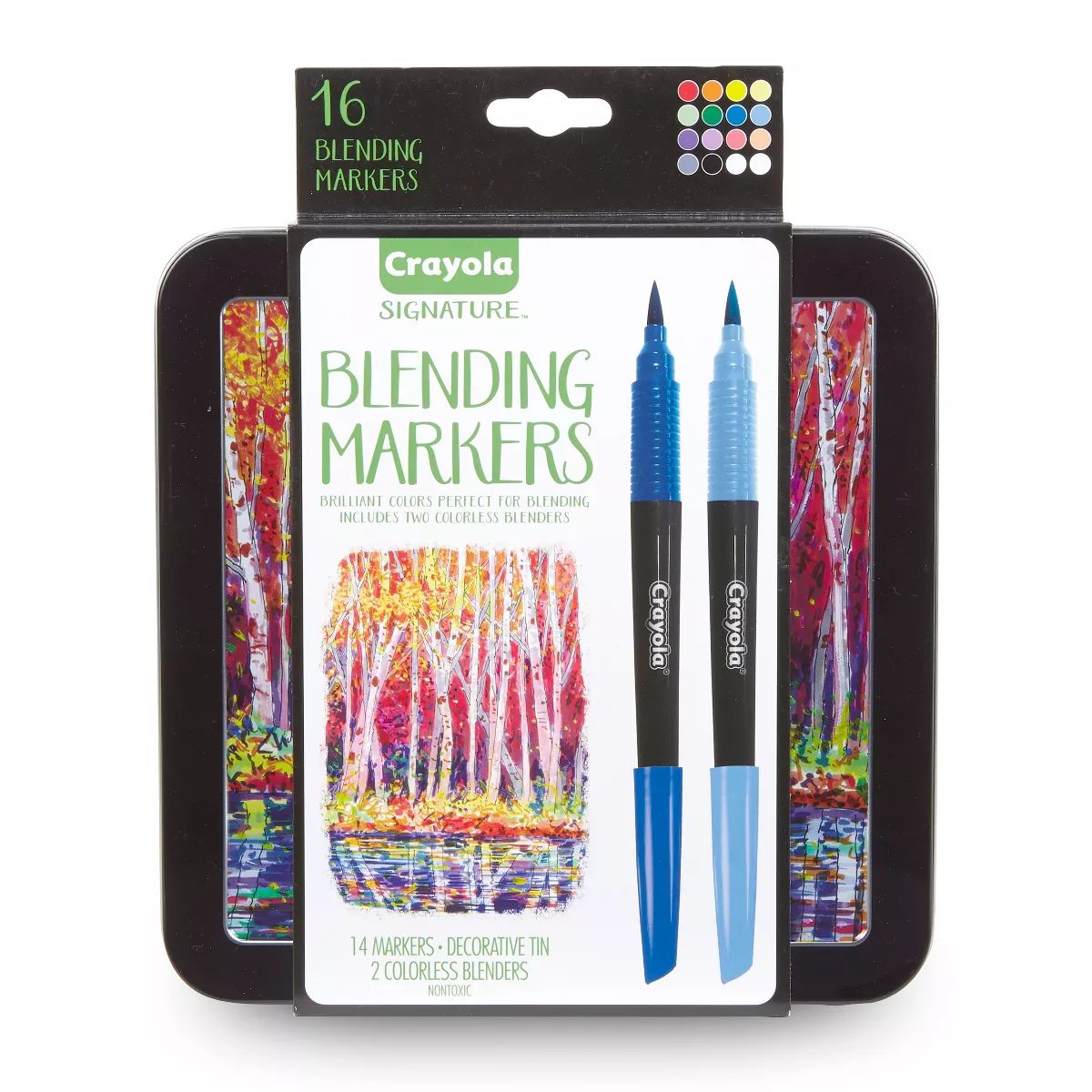 Crayola 16ct Blending Marker Kit with Case | Target