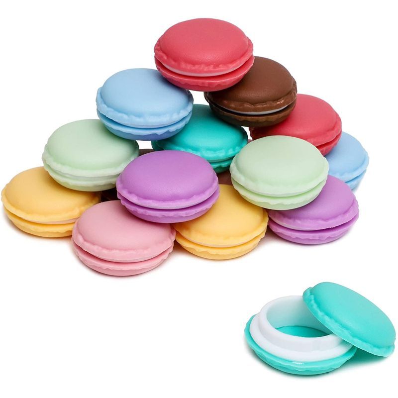 Juvale 16 Pack Mini Macaron Jewelry And Pill Storage Box Containers, 8 Assorted Colors, 1.5 x .5 ... | Target