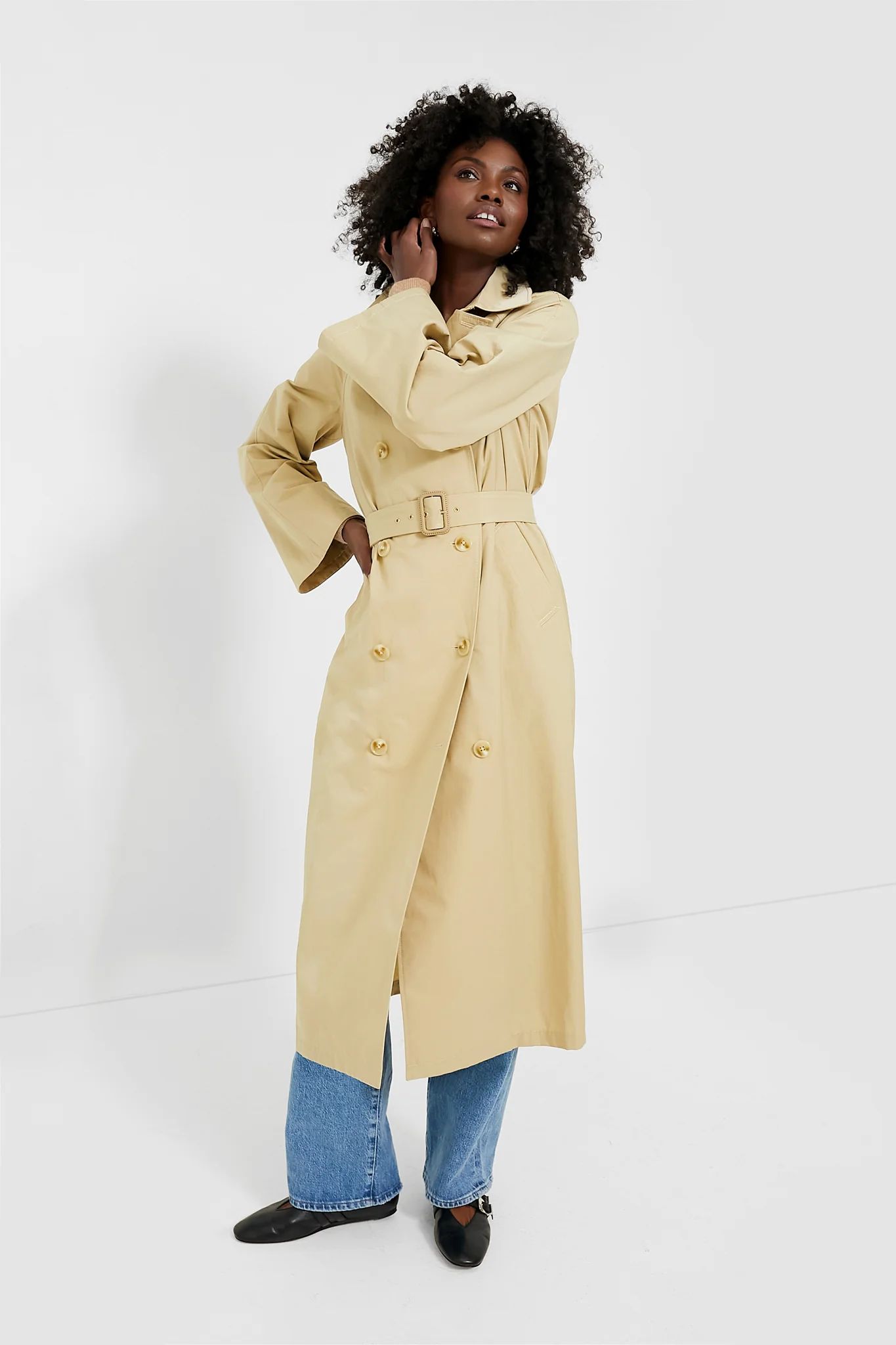 Khaki Elaine Trench Coat | Tuckernuck (US)