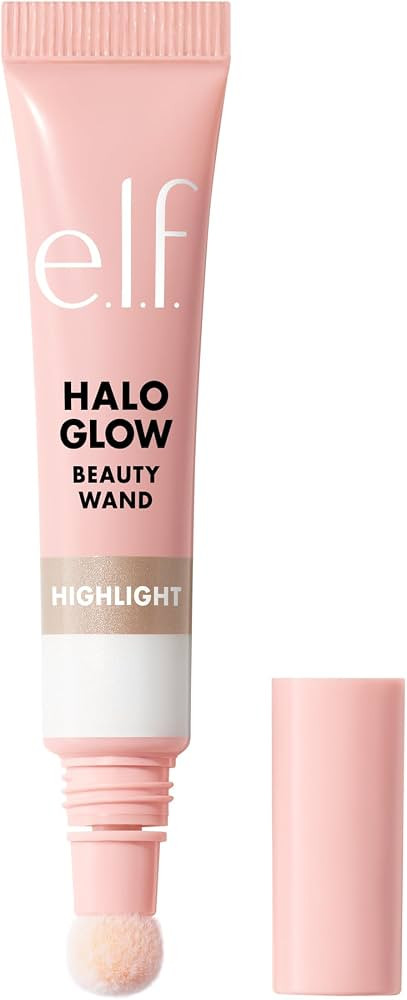 e.l.f. Halo Glow Highlight Beauty Wand, Liquid Highlighter Wand For Luminous, Glowing Skin, Build... | Amazon (US)