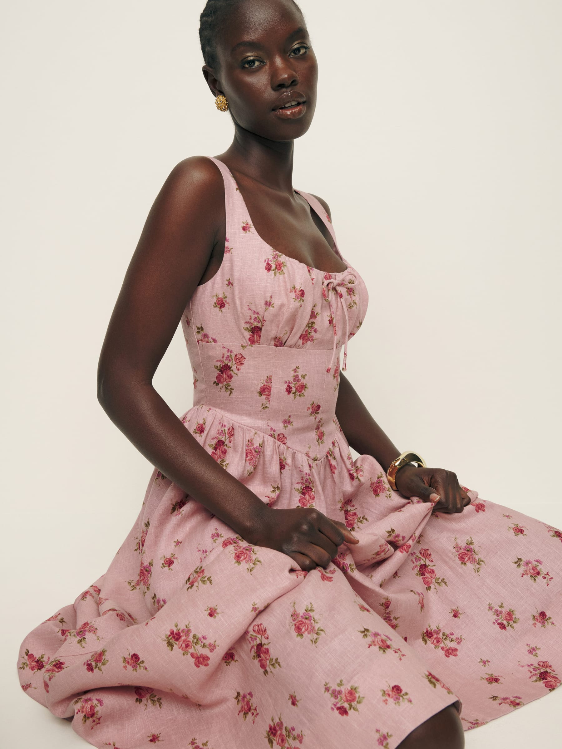 Balia Linen Dress | Reformation (Global)