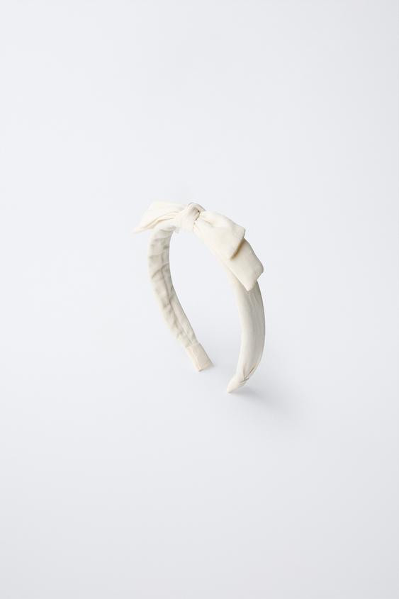 PLAIN BOW HEADBAND | Zara US