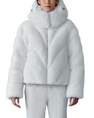 Anik Brushed Faux Fur Down Jacket | Bloomingdale's (US)