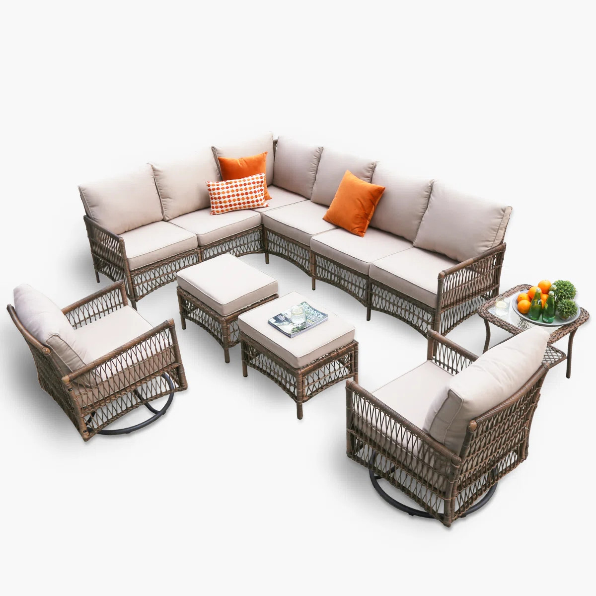 Corringham 8 - Person Seating Group with Cushions | Wayfair North America